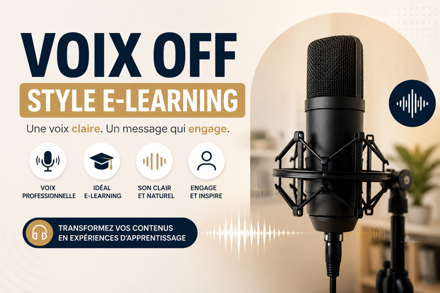 Voix off style e-learning